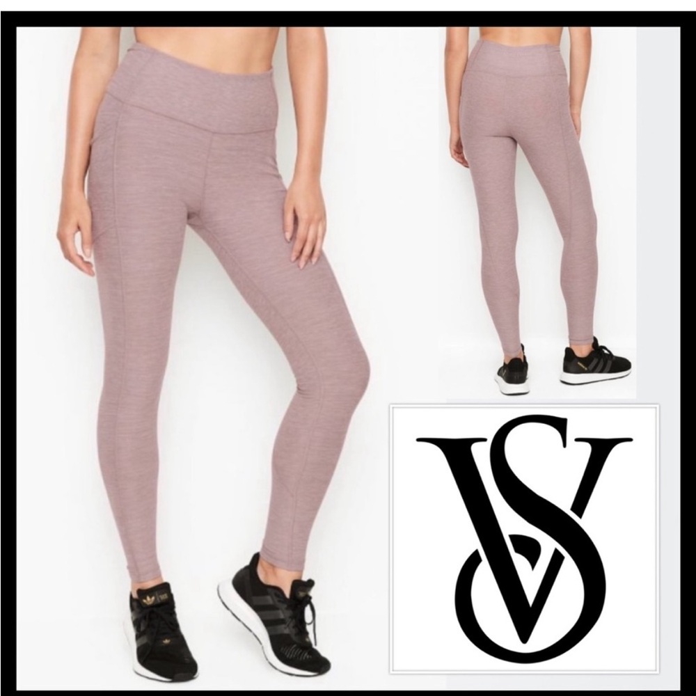 Victoria’s Secret Leggings 7/8 Length Smokey Mauve/Lilac Sz 4